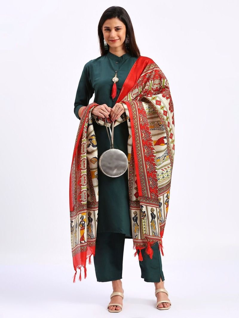 Beauty 01 Cotton Kurti Bottom With Dupatta Collection