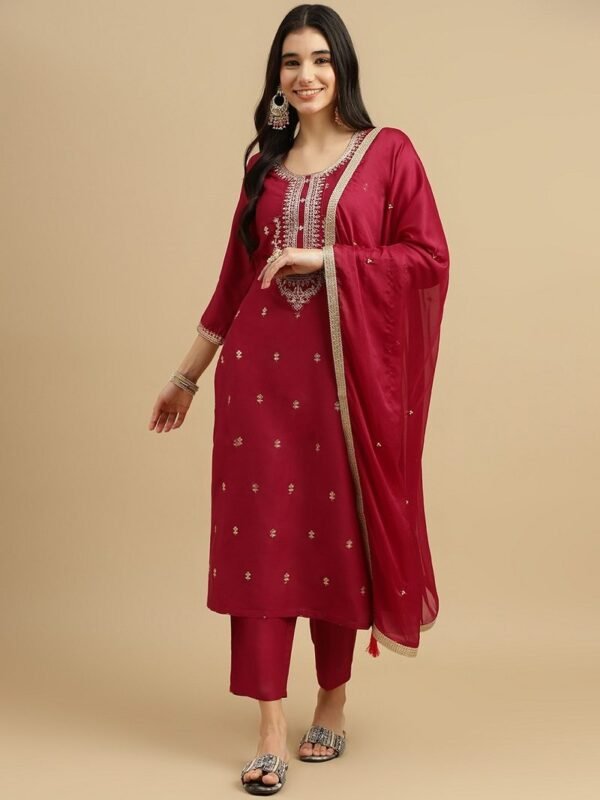Riyana Vol 57 Chinon Designer Kurti Bottom With Dupatta