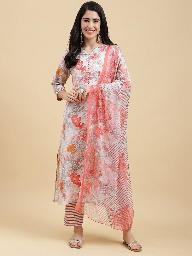 Riyana 47 Cotton Kurti Bottom With Dupatta Collection