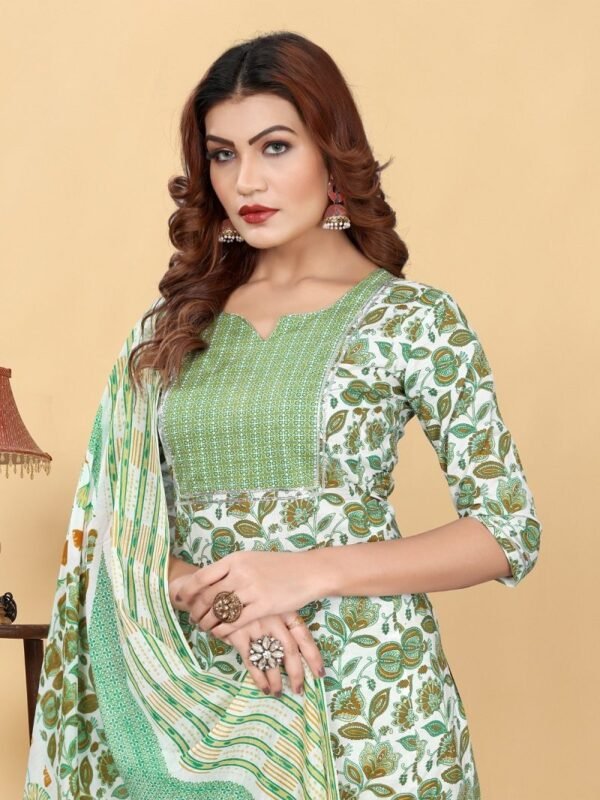 Shubh 26 Cambric Cotton Kurti Pant With Dupatta Collection
