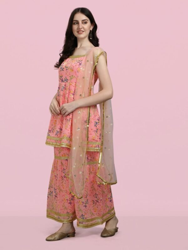 Sl 9243 Trending Kurti With Sharara Dupatta Collection