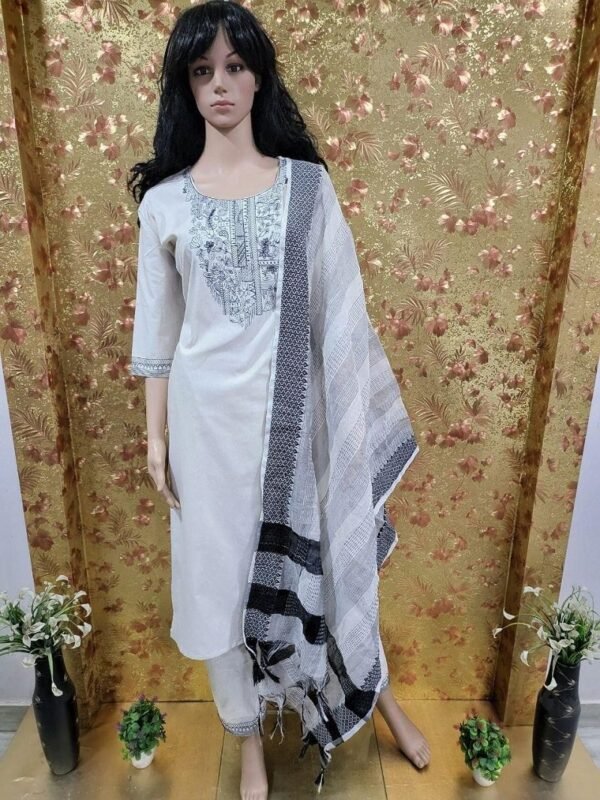 Shubh 28 Cotton Kurti Pant With Dupatta Collection