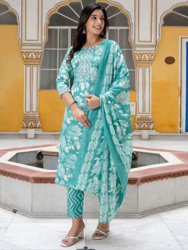 Omega Fancy Cotton Top Bottom with Dupatta Collection