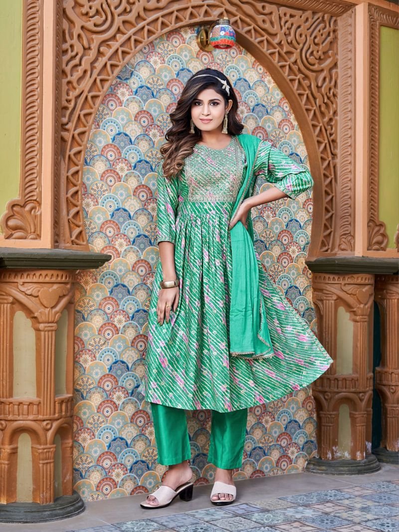 Ossm Mannat Vol 2 Fancy Kurti With Bottom Dupatta Collection - Image 2