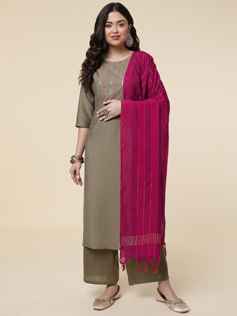 Riyana Vol 36 Casual Kurti With Bottom Dupatta Collection - Image 3
