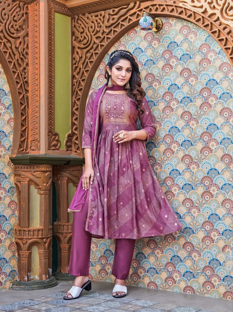 Ossm Mannat Vol 2 Fancy Kurti With Bottom Dupatta Collection - Image 3
